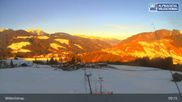 Archived webcam image showing Skiing area Roggenboden (Alpbachtal Wildschönau) on 26 Feb 2026 at 09:54