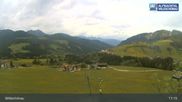 Archived webcam image showing Skiing area Roggenboden (Alpbachtal Wildschönau) on 11 May 2026 at 11:57