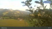 Archived webcam image showing Skiing area Roggenboden (Alpbachtal Wildschönau) on 14 Jul 2026 at 07:06