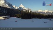 Archived webcam image showing Ehrwalder Alm Ski Slopes on 22 Mar 2026 at 07:26