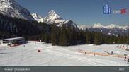Archived webcam image showing Ehrwalder Alm Ski Slopes on 22 Mar 2026 at 09:26