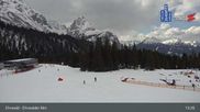 Archived webcam image showing Ehrwalder Alm Ski Slopes on 22 Mar 2026 at 13:26