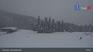 Archived webcam image showing Ehrwalder Alm Ski Slopes on 1 Apr 2026 at 08:36