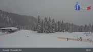 Archived webcam image showing Ehrwalder Alm Ski Slopes on 1 Apr 2026 at 09:36