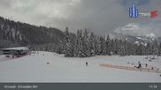 Archived webcam image showing Ehrwalder Alm Ski Slopes on 1 Apr 2026 at 11:36
