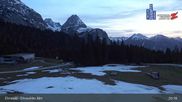 Archived webcam image showing Ehrwalder Alm Ski Slopes on 28 Apr 2026 at 01:53