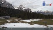Archived webcam image showing Ehrwalder Alm Ski Slopes on 28 Apr 2026 at 09:53