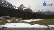 Archived webcam image showing Ehrwalder Alm Ski Slopes on 28 Apr 2026 at 11:53