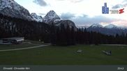 Archived webcam image showing Ehrwalder Alm Ski Slopes on 13 May 2026 at 03:22