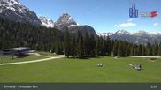 Archived webcam image showing Ehrwalder Alm Ski Slopes on 13 May 2026 at 13:22