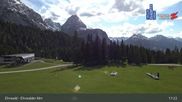 Archived webcam image showing Ehrwalder Alm Ski Slopes on 13 May 2026 at 17:22