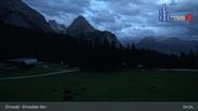 Archived webcam image showing Ehrwalder Alm Ski Slopes on 14 Jun 2026 at 05:12
