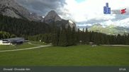 Archived webcam image showing Ehrwalder Alm Ski Slopes on 14 Jun 2026 at 08:12
