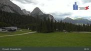 Archived webcam image showing Ehrwalder Alm Ski Slopes on 14 Jun 2026 at 09:12