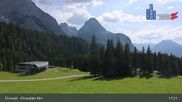 Archived webcam image showing Ehrwalder Alm Ski Slopes on 20 Jun 2026 at 17:14