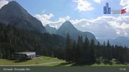 Archiviertes Webcam Bild: Ehrwalder Alm am 27.07.2026 um 17:14 Uhr