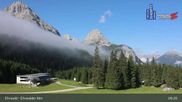 Archived webcam image showing Ehrwalder Alm Ski Slopes on 8 Aug 2026 at 09:17