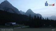 Archived webcam image showing Ehrwalder Alm Ski Slopes on 28 Aug 2026 at 03:30