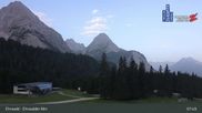 Archived webcam image showing Ehrwalder Alm Ski Slopes on 28 Aug 2026 at 08:30