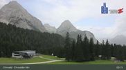 Archived webcam image showing Ehrwalder Alm Ski Slopes on 28 Aug 2026 at 09:30