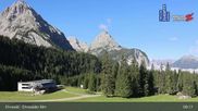 Archived webcam image showing Ehrwalder Alm Ski Slopes on 29 Aug 2026 at 09:16