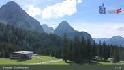 Archived webcam image showing Ehrwalder Alm Ski Slopes on 29 Aug 2026 at 15:16