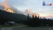 Archived webcam image showing Ehrwalder Alm Ski Slopes on 22 Sep 2026 at 07:53