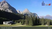 Archived webcam image showing Ehrwalder Alm Ski Slopes on 22 Sep 2026 at 09:53