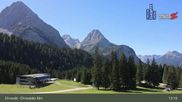 Archived webcam image showing Ehrwalder Alm Ski Slopes on 22 Sep 2026 at 13:53