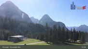 Archived webcam image showing Ehrwalder Alm Ski Slopes on 22 Sep 2026 at 15:53