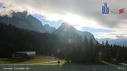 Archived webcam image showing Ehrwalder Alm Ski Slopes on 9 Oct 2026 at 17:54
