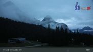 Archived webcam image showing Ehrwalder Alm Ski Slopes on 9 Oct 2026 at 19:54