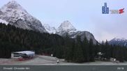 Archived webcam image showing Ehrwalder Alm Ski Slopes on 24 Oct 2026 at 09:53