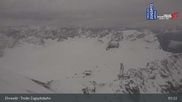 Archiviertes Webcam Bild: Tiroler Zugspitzbahn Bergstation am 13.04.2026 um 07:50 Uhr