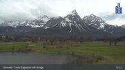 Archived webcam image showing Tiroler Zugspitze - Golf Course on 13 Apr 2026 at 15:49