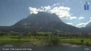 Archived webcam image showing Tiroler Zugspitze - Golf Course on 12 Jul 2026 at 11:23