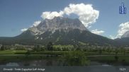 Archived webcam image showing Tiroler Zugspitze - Golf Course on 12 Jul 2026 at 13:23