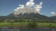 Archived webcam image showing Tiroler Zugspitze - Golf Course on 12 Jul 2026 at 15:23