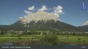 Archived webcam image showing Tiroler Zugspitze - Golf Course on 12 Jul 2026 at 17:23
