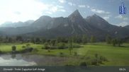 Archived webcam image showing Tiroler Zugspitze - Golf Course on 21 Jul 2026 at 09:45