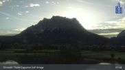 Archived webcam image showing Tiroler Zugspitze - Golf Course on 7 Sep 2026 at 08:10