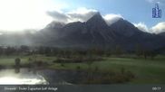 Archived webcam image showing Tiroler Zugspitze - Golf Course on 12 Oct 2026 at 09:20
