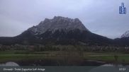 Archived webcam image showing Tiroler Zugspitze - Golf Course on 23 Oct 2026 at 08:48