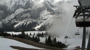Archiviertes Webcam Bild: Ehrwalder Alm - Bergstation Sesselbahn Gaistal am 12.04.2026 um 12:59 Uhr