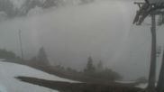 Archiviertes Webcam Bild: Ehrwalder Alm - Bergstation Sesselbahn Gaistal am 12.04.2026 um 18:59 Uhr