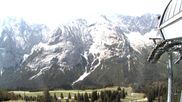 Archiviertes Webcam Bild: Ehrwalder Alm - Bergstation Sesselbahn Gaistal am 28.05.2026 um 10:31 Uhr