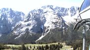 Archiviertes Webcam Bild: Ehrwalder Alm - Bergstation Sesselbahn Gaistal am 29.05.2026 um 10:51 Uhr