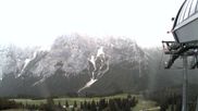Archiviertes Webcam Bild: Ehrwalder Alm - Bergstation Sesselbahn Gaistal am 12.06.2026 um 07:22 Uhr