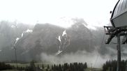 Archiviertes Webcam Bild: Ehrwalder Alm - Bergstation Sesselbahn Gaistal am 12.06.2026 um 10:22 Uhr