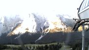 Archiviertes Webcam Bild: Ehrwalder Alm - Bergstation Sesselbahn Gaistal am 12.07.2026 um 06:36 Uhr
